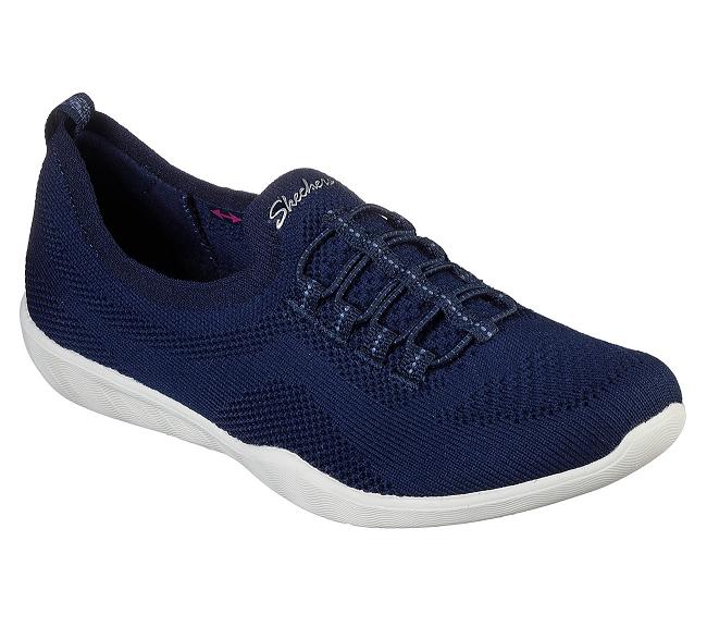 Zapatos Colegio Skechers Mujer - Newbury St Azul Marino EMJBV9268
